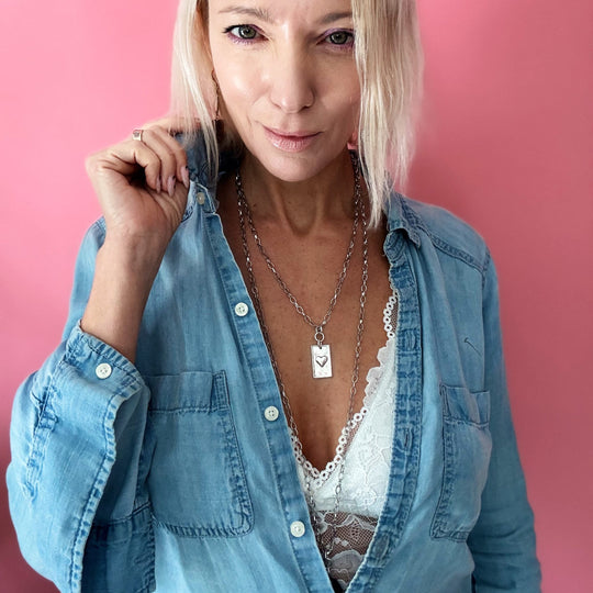 Take a Deep Breath and Let That Sh*t Go Original Lite Necklace
