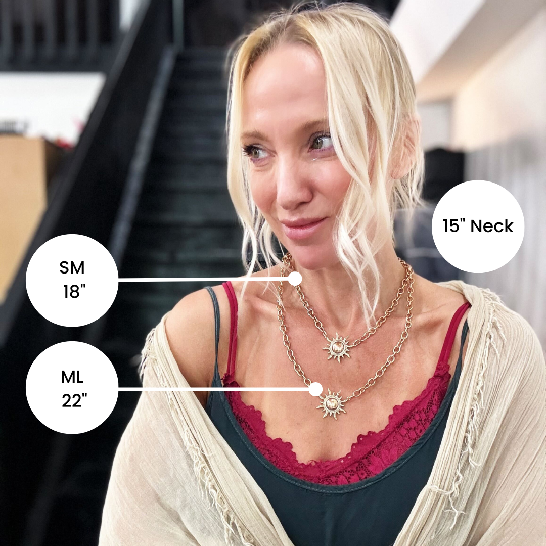 Grateful Sun Choker Necklace - MELISSA JEAN
