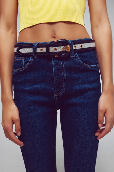 Skinny Fit Jeans in Mid Wash Blue - Jeans