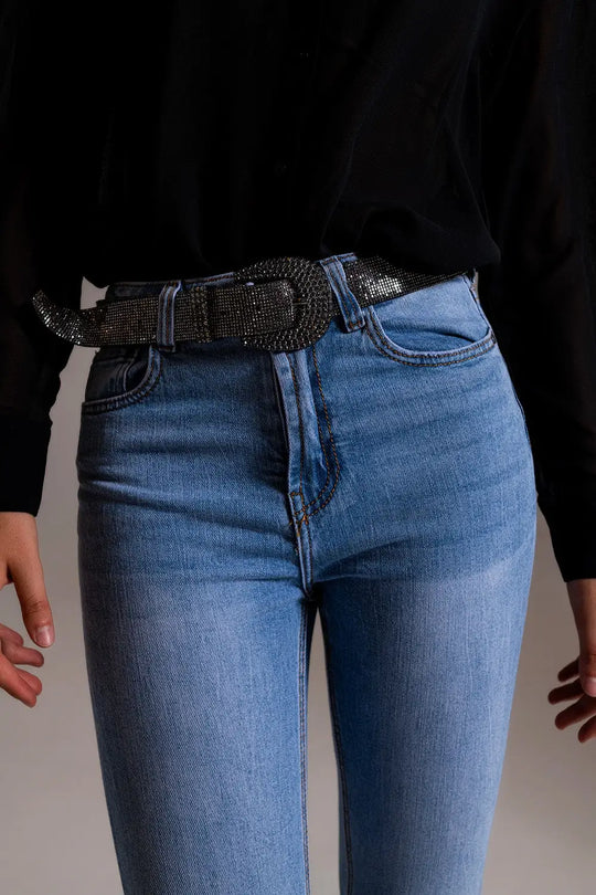 Skinny High Waist Jeans in Light Wash - Jeans