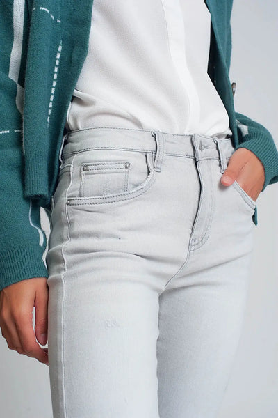Skinny jeans in grey - Jeans