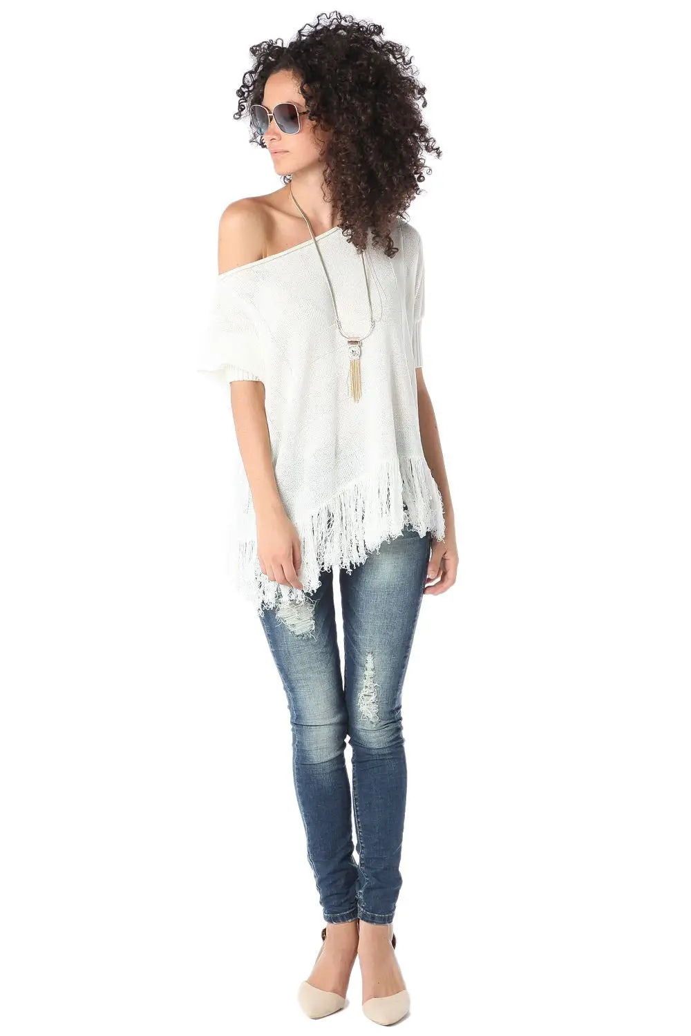 Skinny jeans with all over rips & distressing - Jeans