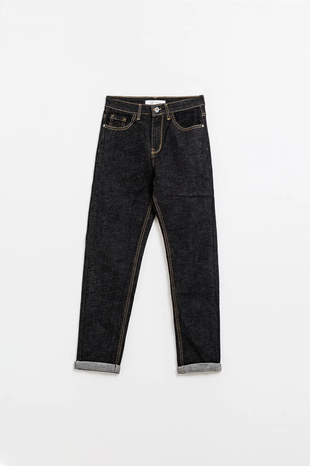 Skinny Jeans With Contrast Stitching - Jeans