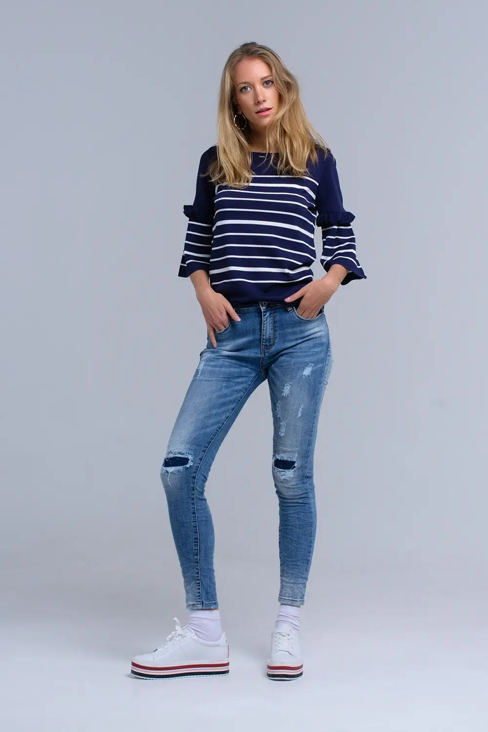 Skinny jeans with rips - Jeans