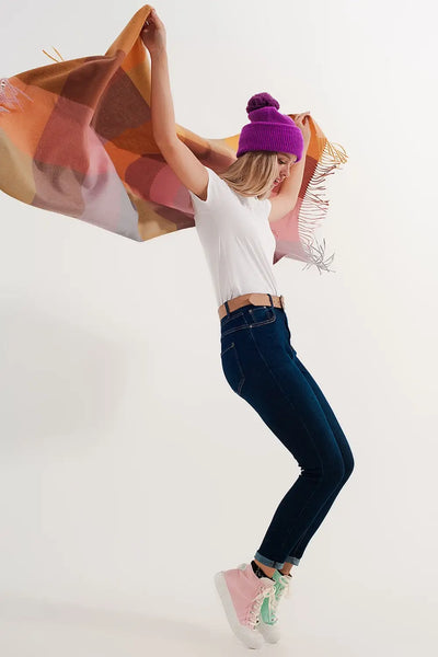 Skinny stretch jeans in mid wash blue - Jeans