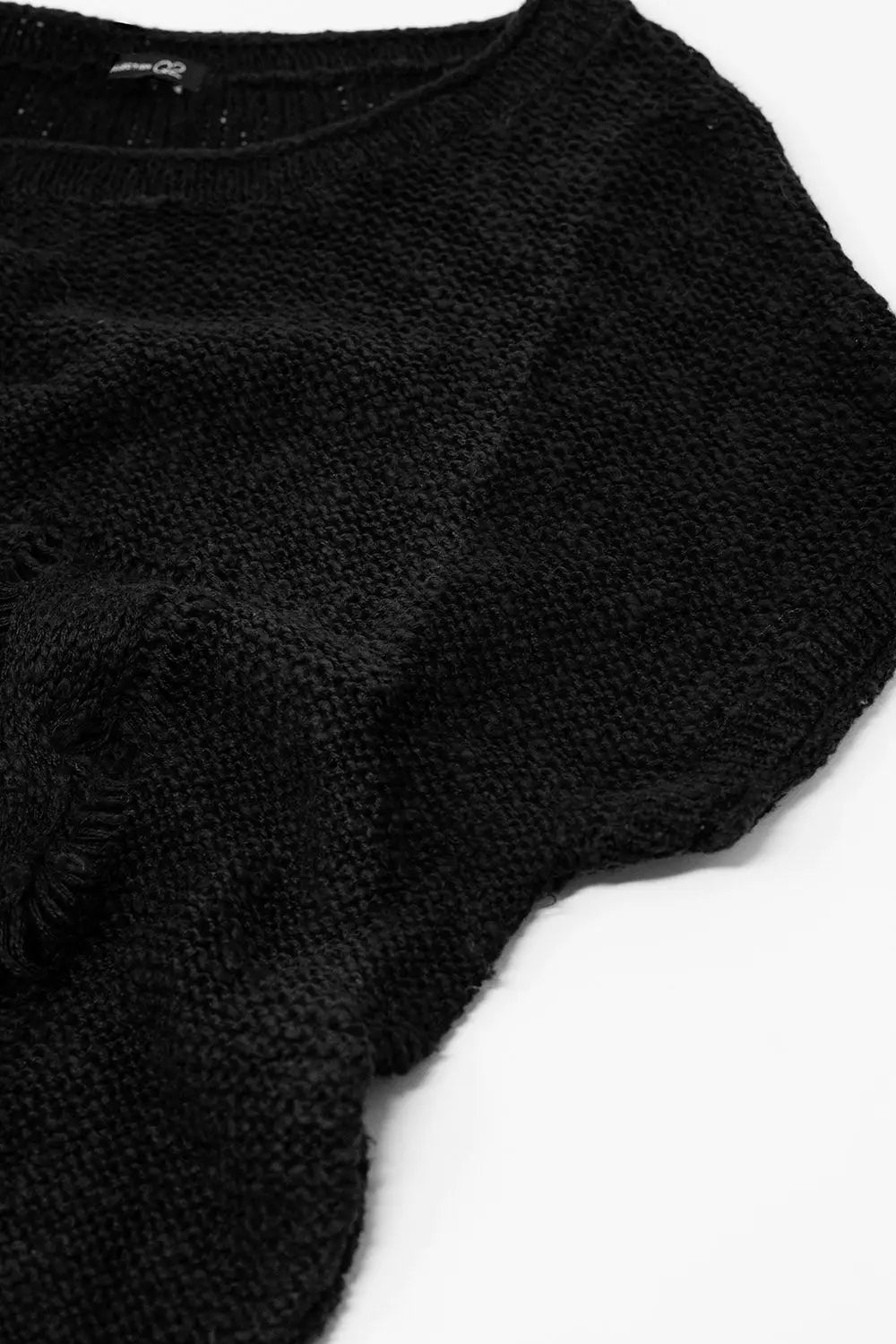 sleveless long black sweater - Sweaters