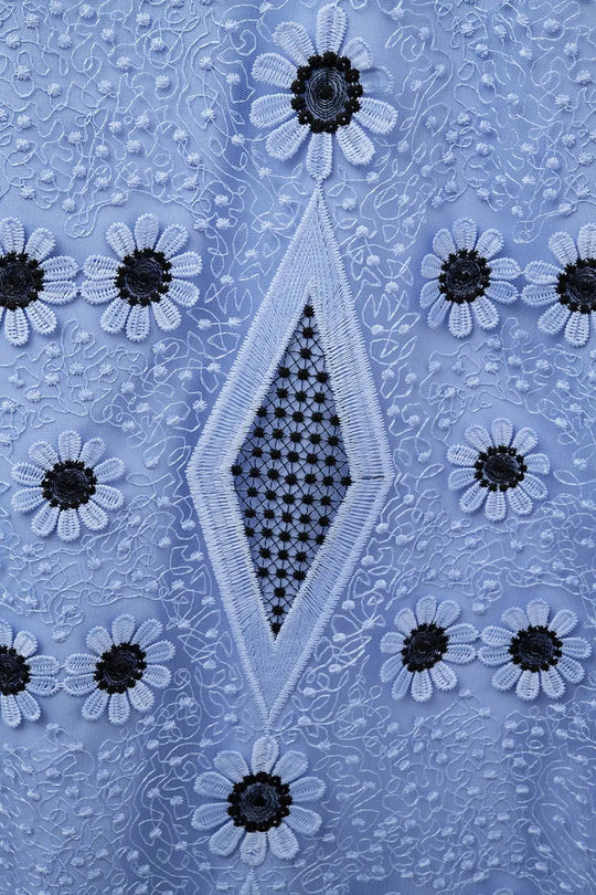 spagetti strap floral Maxi dress in blue - Dresses