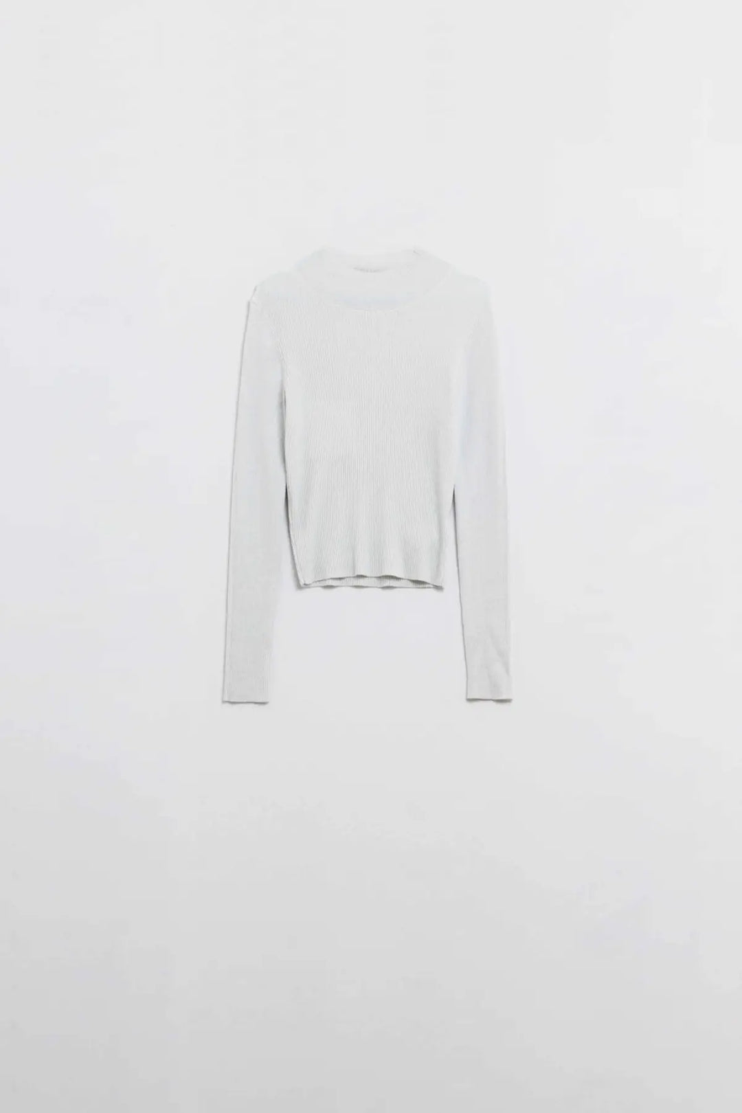 grey glitter trutle neck long sleeve Sweater - Sweaters