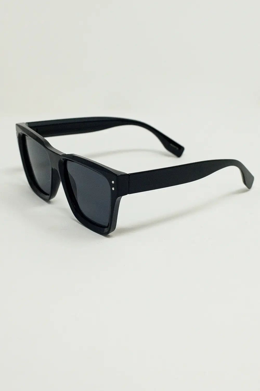Square Chunky Black Sunglasses - One Size / Black