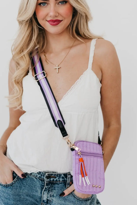 Starlette Quilted Crossbody Bag - Crossbody Bag