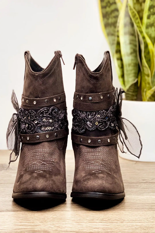 Stash Bootie in Grey - 130 Sandals