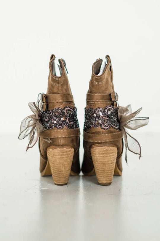 Stash Bootie in Taupe - 130 Sandals
