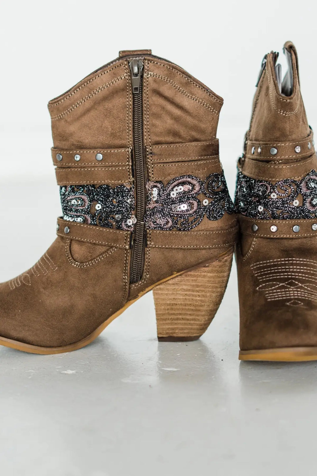 Stash Bootie in Taupe - 130 Sandals