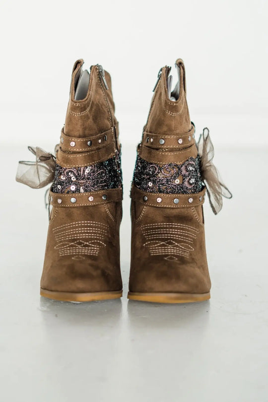 Stash Bootie in Taupe - 130 Sandals