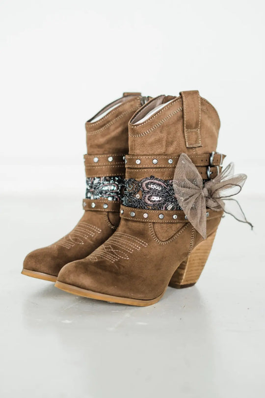 Stash Bootie in Taupe - 130 Sandals