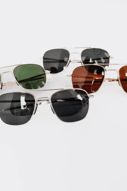 Sunny Square Aviator Sunglasses - Sunglasses