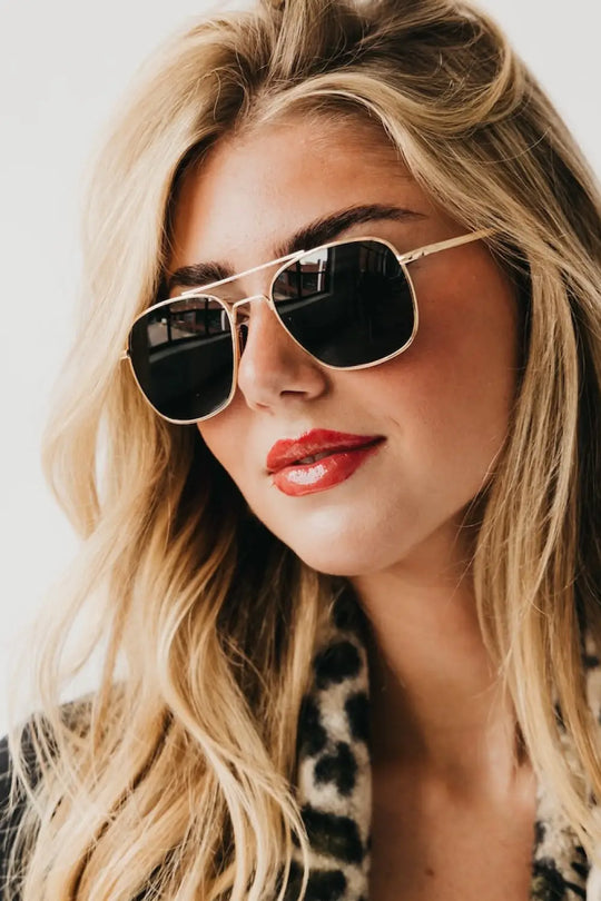 Sunny Square Aviator Sunglasses - Sunglasses