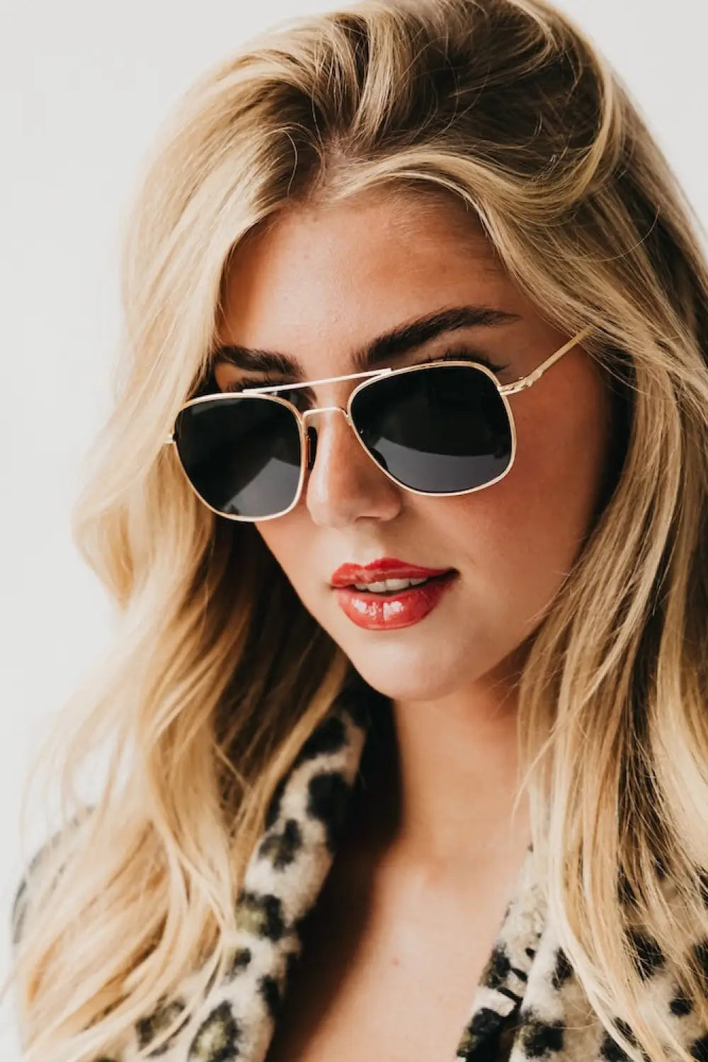 Sunny Square Aviator Sunglasses - Sunglasses