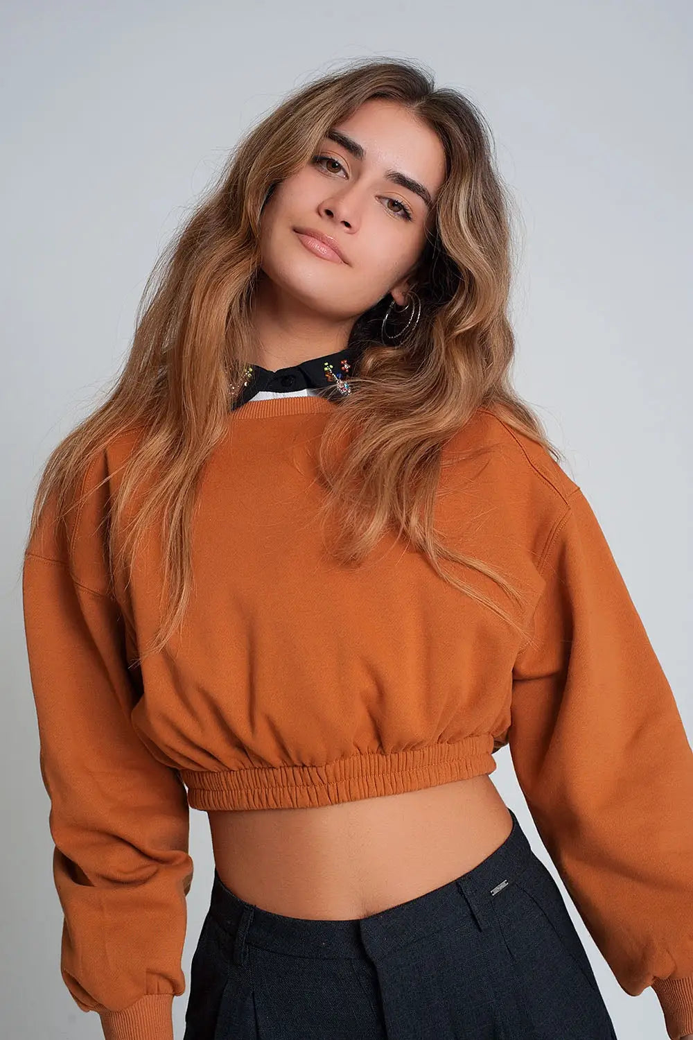 Sweat surdimensionné en forme de chameau - Pulls