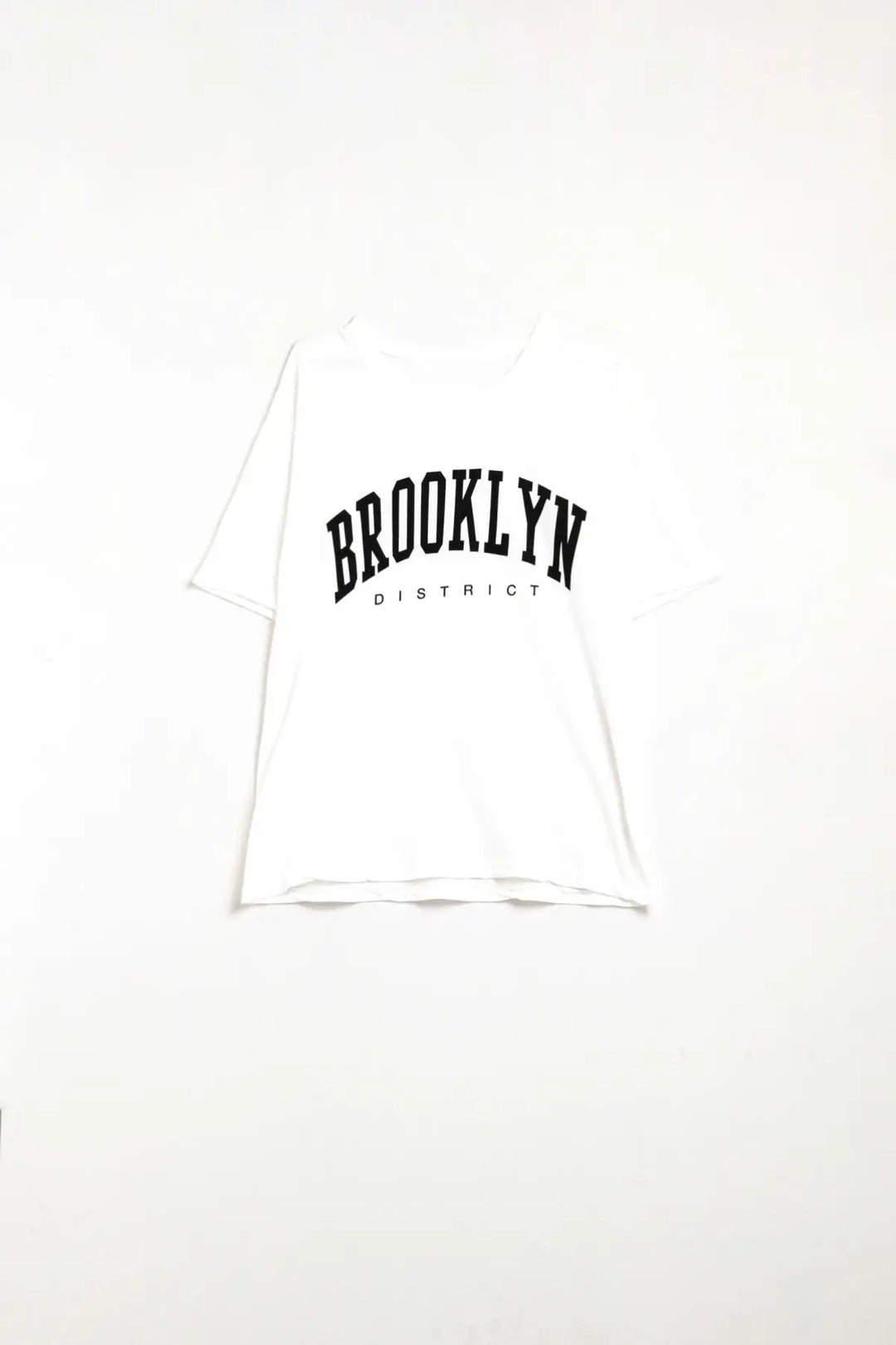 T-shirt à inscription Brooklyn Blanc - One Size / blanc - Tops
