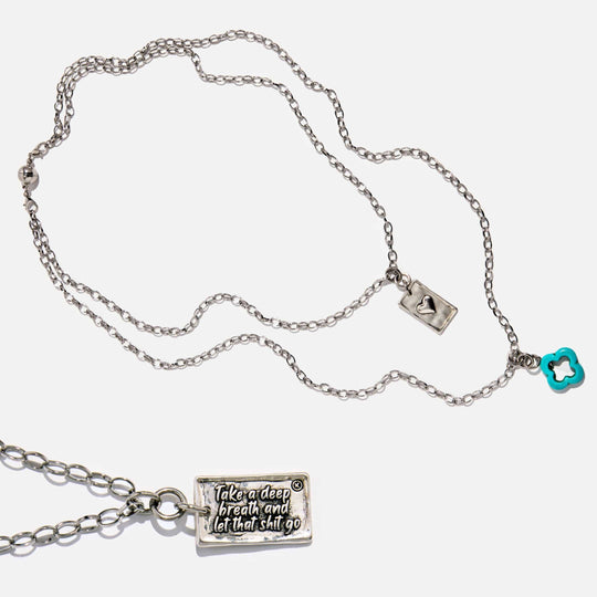 Take a Deep Breath and Let That Sh*t Go Original Lite Necklace