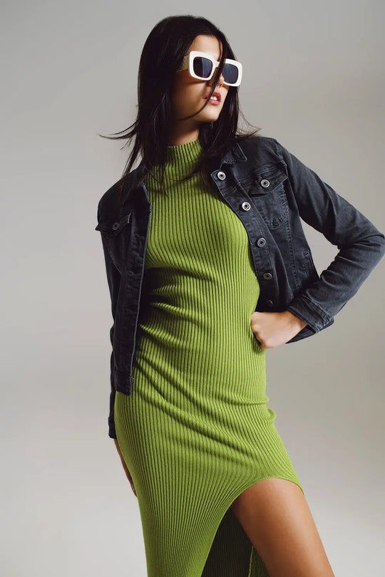 Tailored denim trucker jacket in stone grey - Coats and Jackets