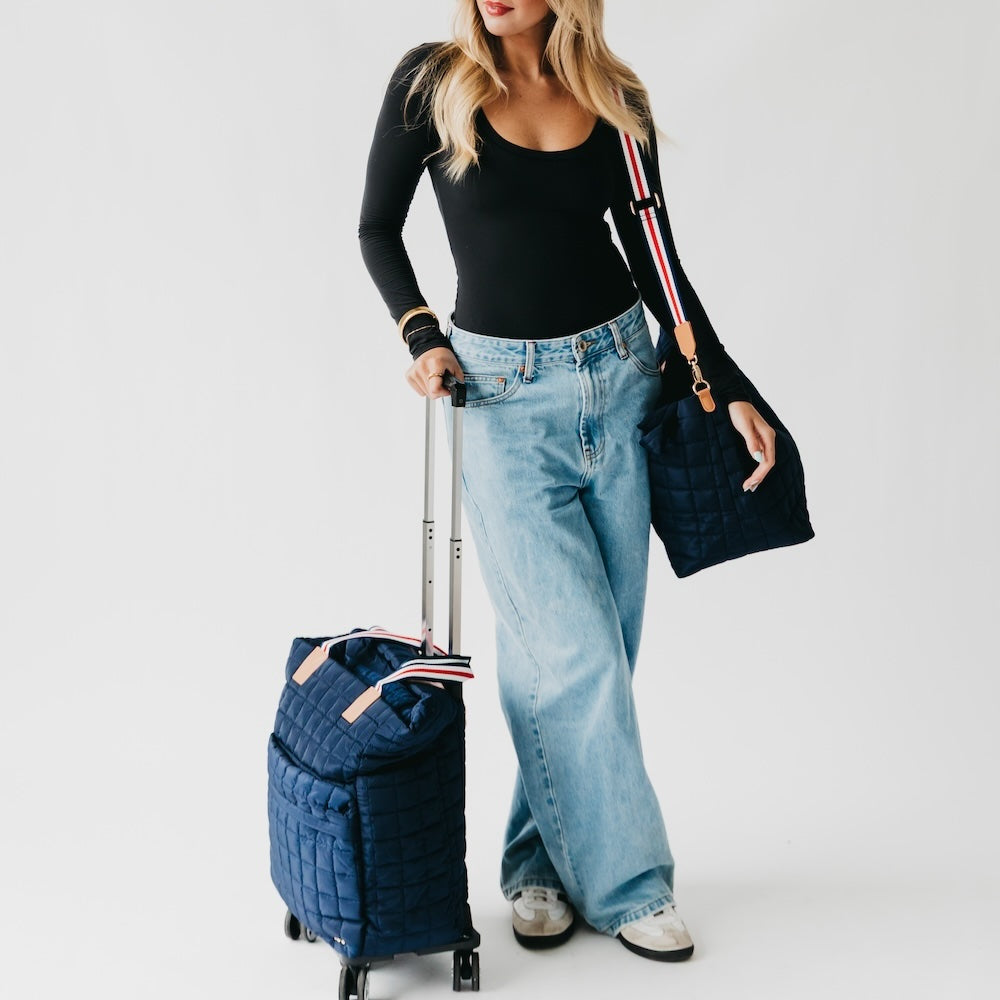 Tenley Quilted Tote Roller Bag - MELISSA JEAN