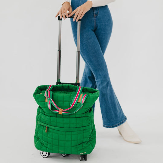Tenley Quilted Tote Roller Bag - MELISSA JEAN