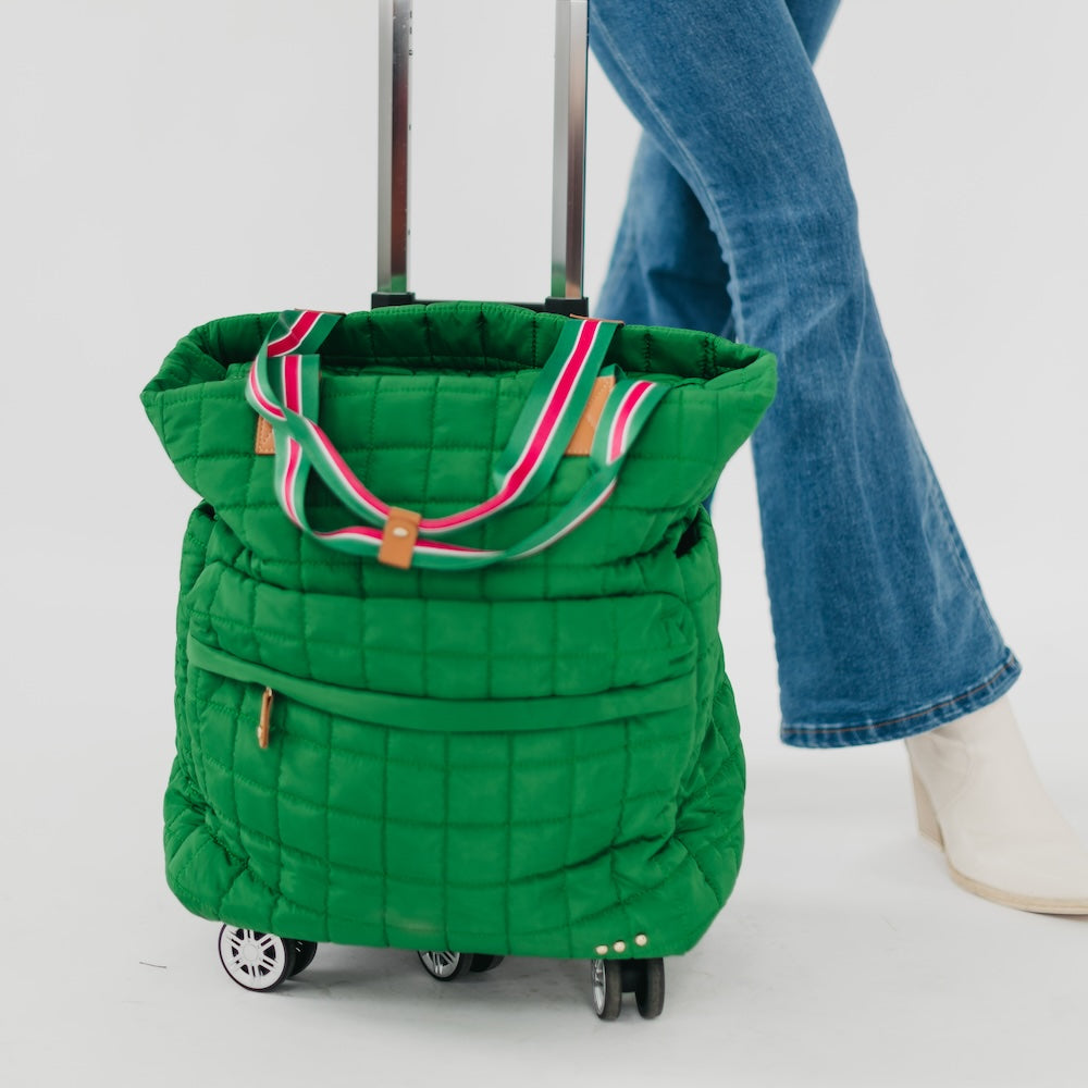 Tenley Quilted Tote Roller Bag - MELISSA JEAN