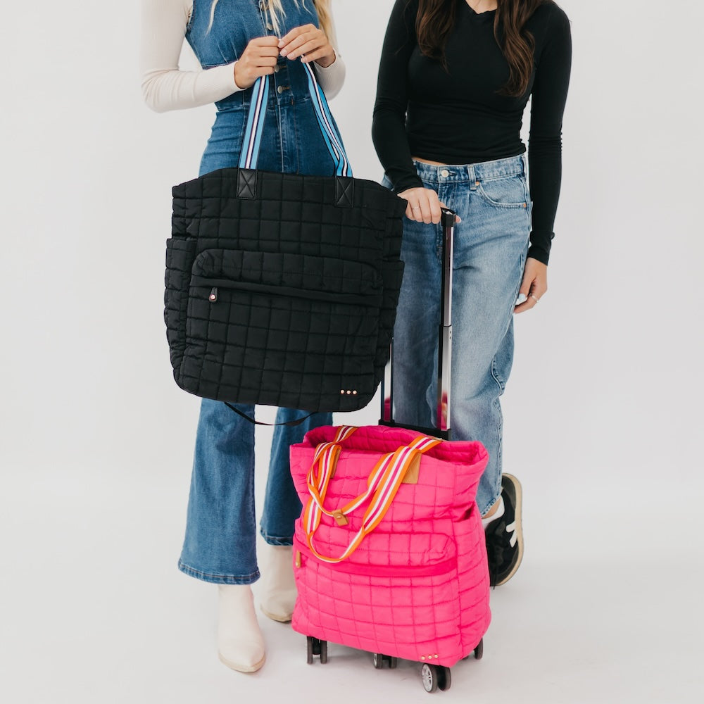 Tenley Quilted Tote Roller Bag - MELISSA JEAN