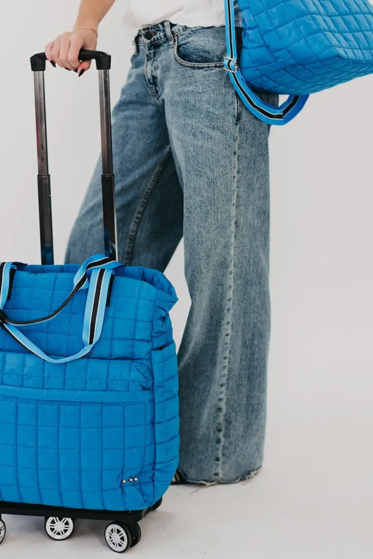 Original Style Tenley Quilted Tote Roller Bag - Blue - Tote Bag