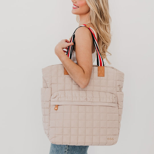 Tenley Quilted Tote Roller Bag - MELISSA JEAN