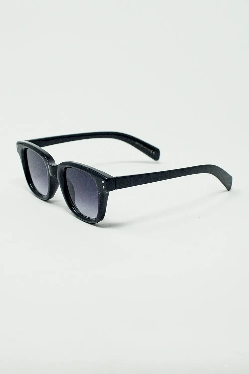 thick black delta square sunglasses - One Size / Black