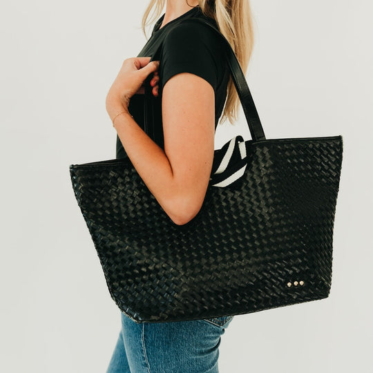Woven Tiffany Organizer Tote Bag - MELISSA JEAN