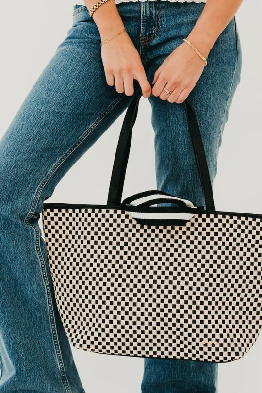 Woven Tiffany Organizer Tote Bag - Tote Bag