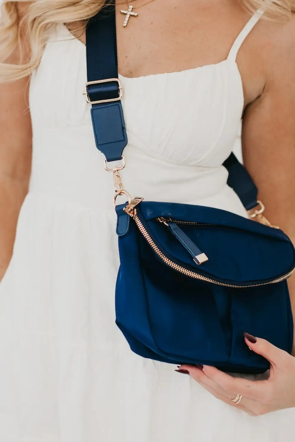 Tilly Crossbody Bag - Navy - Crossbody Bag