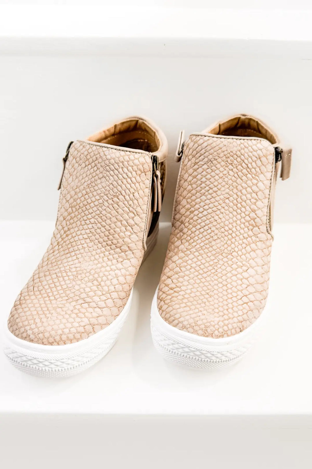 Timmibelle Wedge Sneaker in Blush - 120 Sneakers