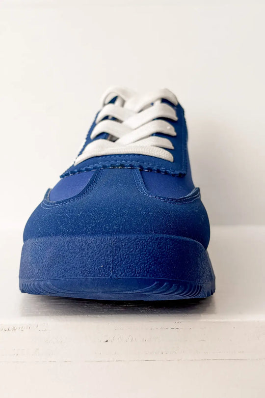 Tokyo Dual Stripe Sneakers in Blue - 120 Sneakers
