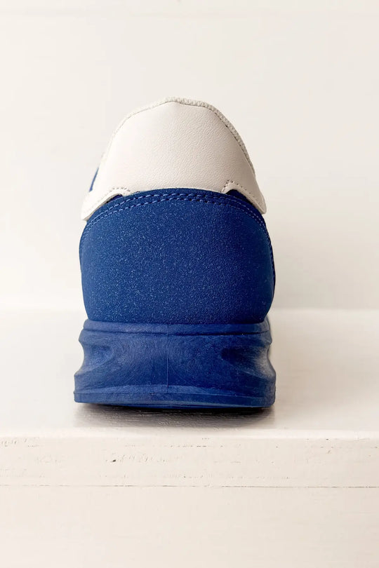 Tokyo Dual Stripe Sneakers in Blue - 120 Sneakers