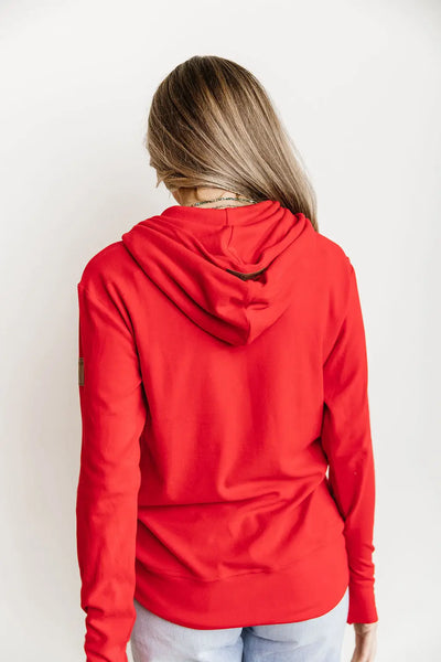 Performance Fleece FullZip Sweatshirt - Scarlet - Tops