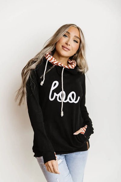 DoubleHood™ Sweatshirt - Boo - Tops