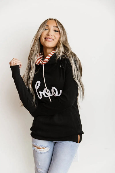 DoubleHood™ Sweatshirt - Boo - Tops