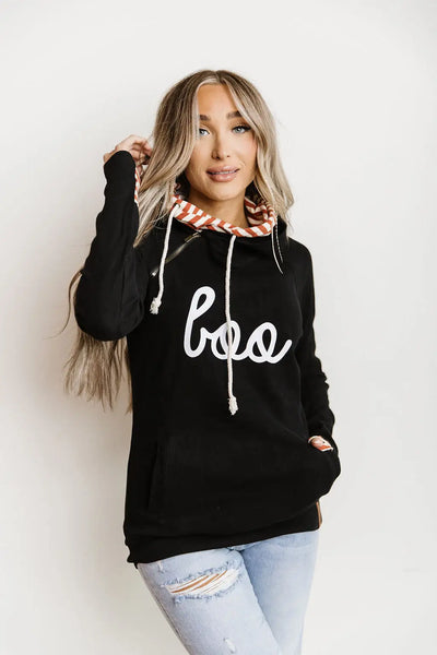 DoubleHood™ Sweatshirt - Boo - Tops