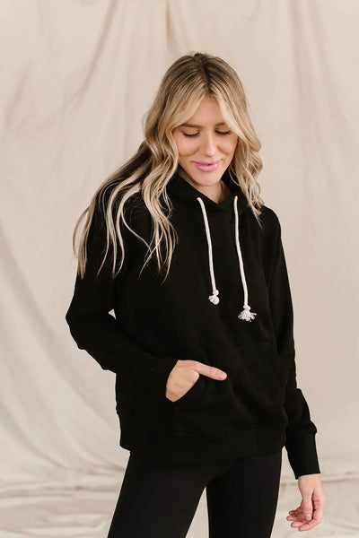Staple Hoodie - Black - Tops