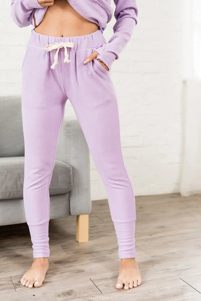 Performance Fleece Joggers - Wisteria - Bottoms