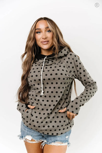 DoubleHood™ Sweatshirt- Midnight Kiss - Tops