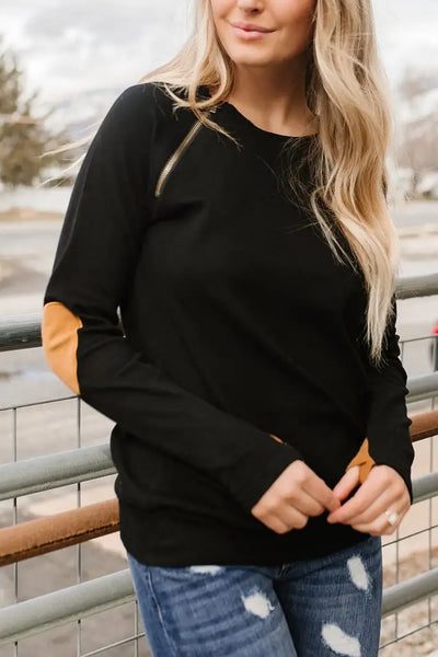 SideZip Pullover - Cross My Heart - Tops