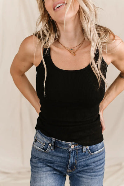 Most Wanted Tank - Black - Tops