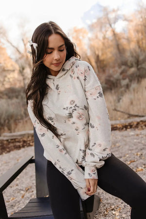University Hoodie - Petals & Pearls - Tops