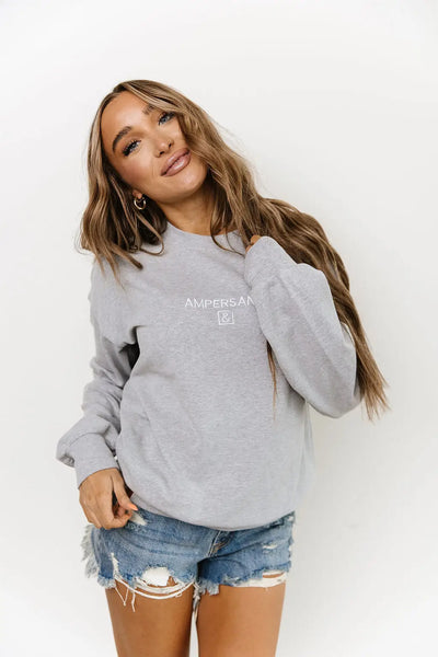 University Pullover - Classic Grey - Tops